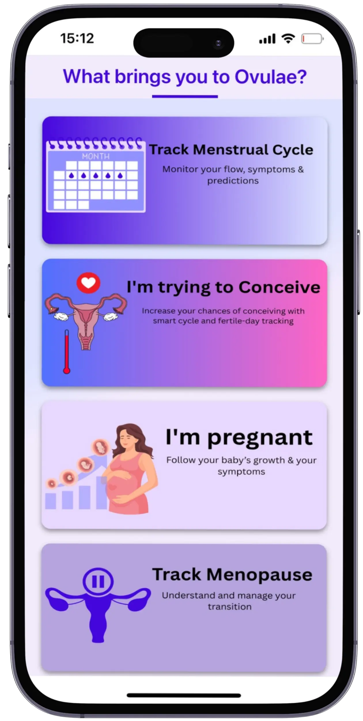 Goal Setting Screen